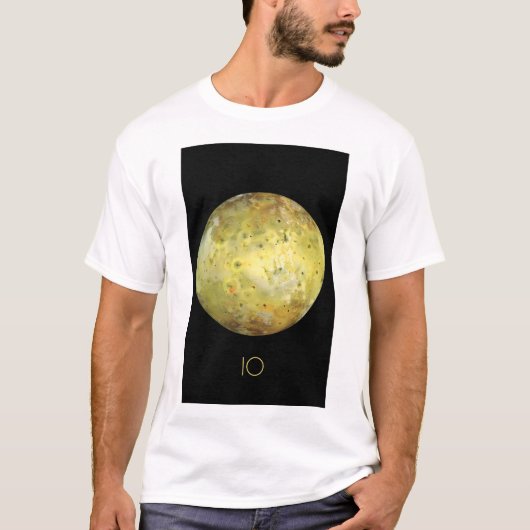 宇宙、宇宙、システ太陽のム、Moon IO Tシャツ (正面)