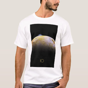 宇宙、宇宙、システ太陽のム、Moon IO Tシャツ