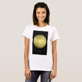 宇宙、宇宙、システ太陽のム、Moon IO Tシャツ (正面フル)