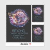 宇宙、宇宙、超新星カシオペアA シール (シート)