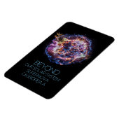宇宙、宇宙、超新星カシオペアA マグネット (左側)