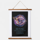 宇宙、宇宙、超新星カシオペアA 吊り下げ型タペストリー (正面)