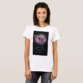 宇宙、宇宙、超新星カシオペアA Tシャツ (正面フル)