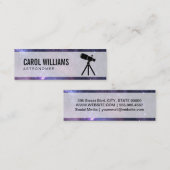 宇宙 |恒星(望遠鏡) スキニー名刺 (正面/裏面)