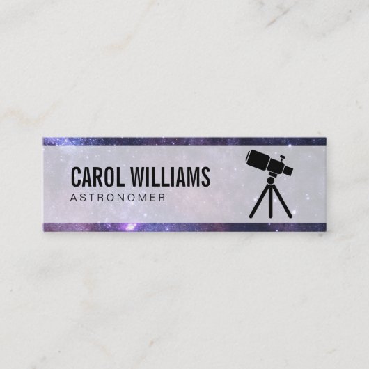 宇宙 |恒星(望遠鏡) スキニー名刺 (正面)