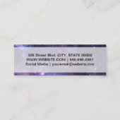 宇宙 |恒星(望遠鏡) スキニー名刺 (裏面)