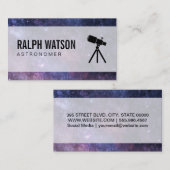 宇宙 |恒星（望遠鏡） 名刺 (正面/裏面)