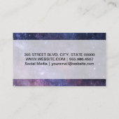 宇宙 |恒星（望遠鏡） 名刺 (裏面)