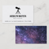 宇宙 |恒星（望遠鏡II） 名刺 (正面/裏面)