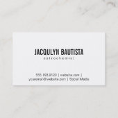 宇宙 | 恒星（望遠鏡III） 名刺 (裏面)