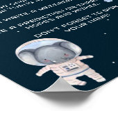 宇宙：惑星と宇宙飛行士タイムカプセル ポスター (角)