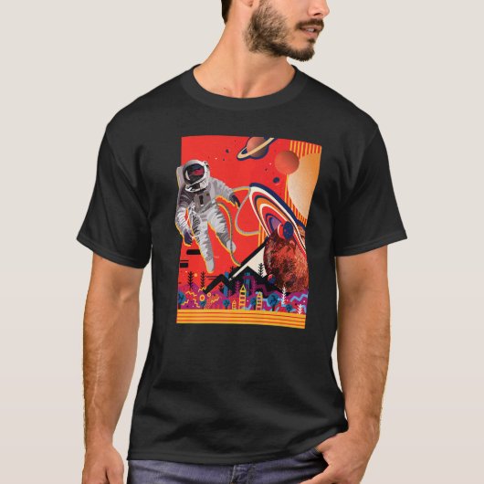 宇宙 惑星 Tシャツ (正面)