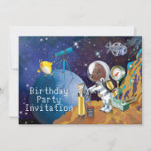 宇宙 招待状 (正面)