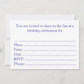 宇宙 招待状 (裏面)