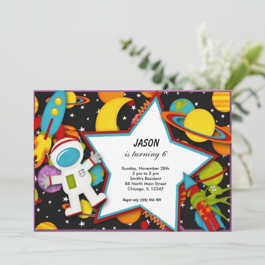 宇宙 招待状 (スタンド正面)