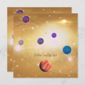 宇宙 招待状 (正面/裏面)