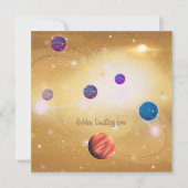 宇宙 招待状 (正面)