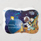 宇宙 招待状 (正面/裏面)