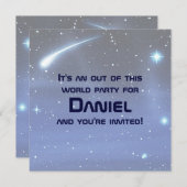 宇宙 招待状 (正面/裏面)