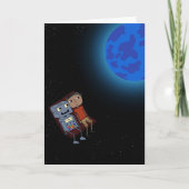 宇宙-挨拶状--を探検して下さい カード (正面)