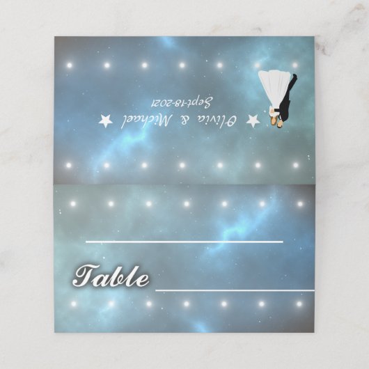 宇宙-星 プレイスカード (外部開封)