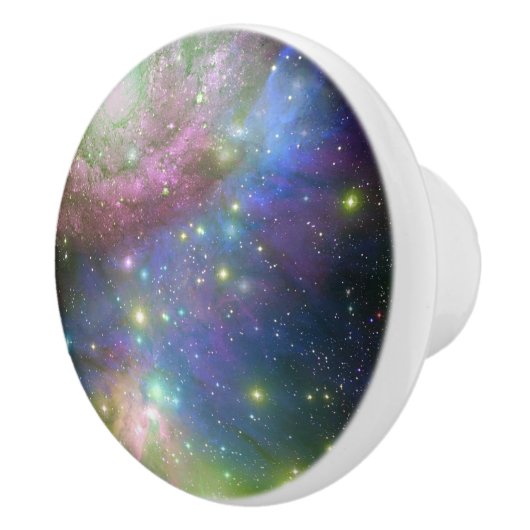 宇宙、星、銀河系および星雲 セラミックノブ (右)