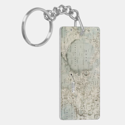 宇宙: 月MAP 1972年 キーホルダー (正面左)