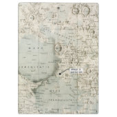 宇宙: 月MAP 1972年 クリップボード (裏面)