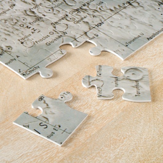 宇宙: 月MAP 1972年 ジグソーパズル (側面)