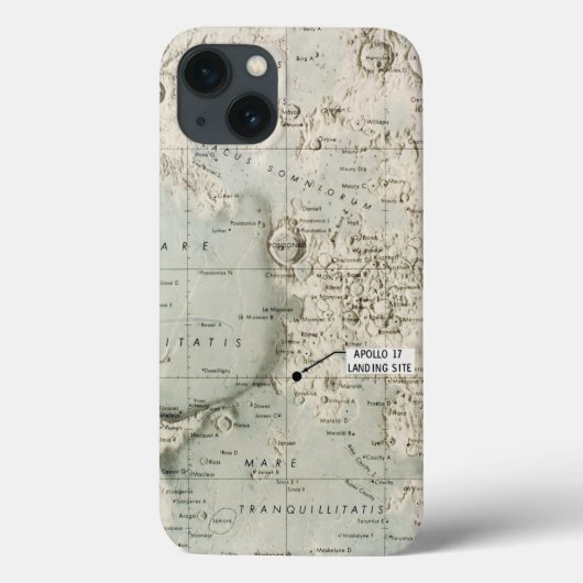 宇宙: 月MAP 1972年 Case-Mate iPhoneケース (裏面)