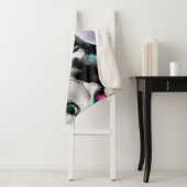 宇宙。白い光沢の背景煙石板写真 シェルパブランケット (インサイチュ)