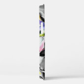 宇宙。白い光沢の背景煙石板写真 Case-Mate iPhoneケース (裏面 / 右)