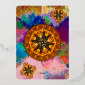 宇宙 箔シーズンカード (裏面)