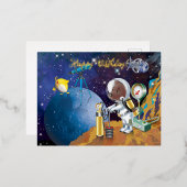 宇宙 箔シーズンポストカード (正面/裏面)