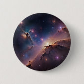 宇宙 缶バッジ (正面)