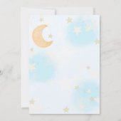 宇宙 赤ちゃん歓迎パーティー 招待状 (裏面)