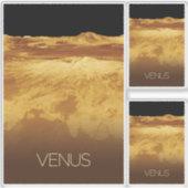 宇宙、銀河系、システ太陽のム、惑星ビーナス シール (正面)