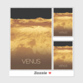 宇宙、銀河系、システ太陽のム、惑星ビーナス シール (シート)