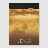 宇宙、銀河系、システ太陽のム、惑星ビーナス マグネット招待状 (正面)