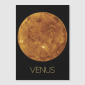 宇宙、銀河系、システ太陽のム、惑星ビーナス マグネット招待状 (正面)