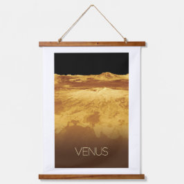 宇宙、銀河系、システ太陽のム、惑星ビーナス 吊り下げ型タペストリー