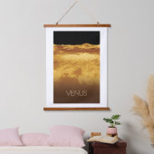 宇宙、銀河系、システ太陽のム、惑星ビーナス 吊り下げ型タペストリー (寝室)