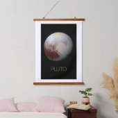 宇宙、銀河系、システ太陽のム、惑星冥王星 吊り下げ型タペストリー (寝室)