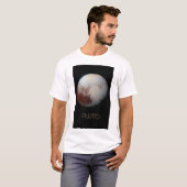 宇宙、銀河系、システ太陽のム、惑星冥王星 Tシャツ (正面フル)