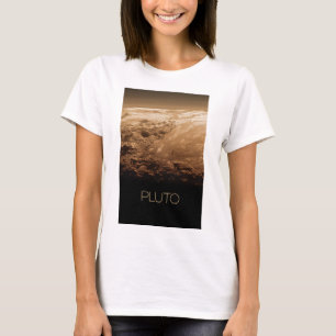 宇宙、銀河系、システ太陽のム、惑星冥王星 Tシャツ
