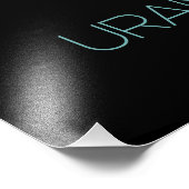 宇宙、銀河系、システ太陽のム、惑星天王星 フォトプリント            (角)