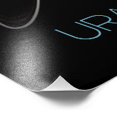 宇宙、銀河系、システ太陽のム、惑星天王星 フォトプリント            (角)