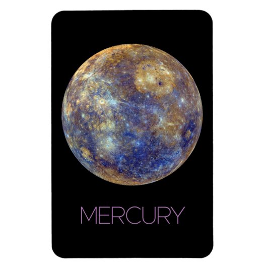 宇宙、銀河系、システ太陽のム、惑星水銀 マグネット (縦)