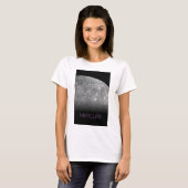 宇宙、銀河系、システ太陽のム、惑星水銀 Tシャツ (正面フル)