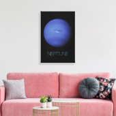 宇宙、銀河系、システ太陽のム、惑星海王星 キャンバスプリント (インサイチュ (リビング))